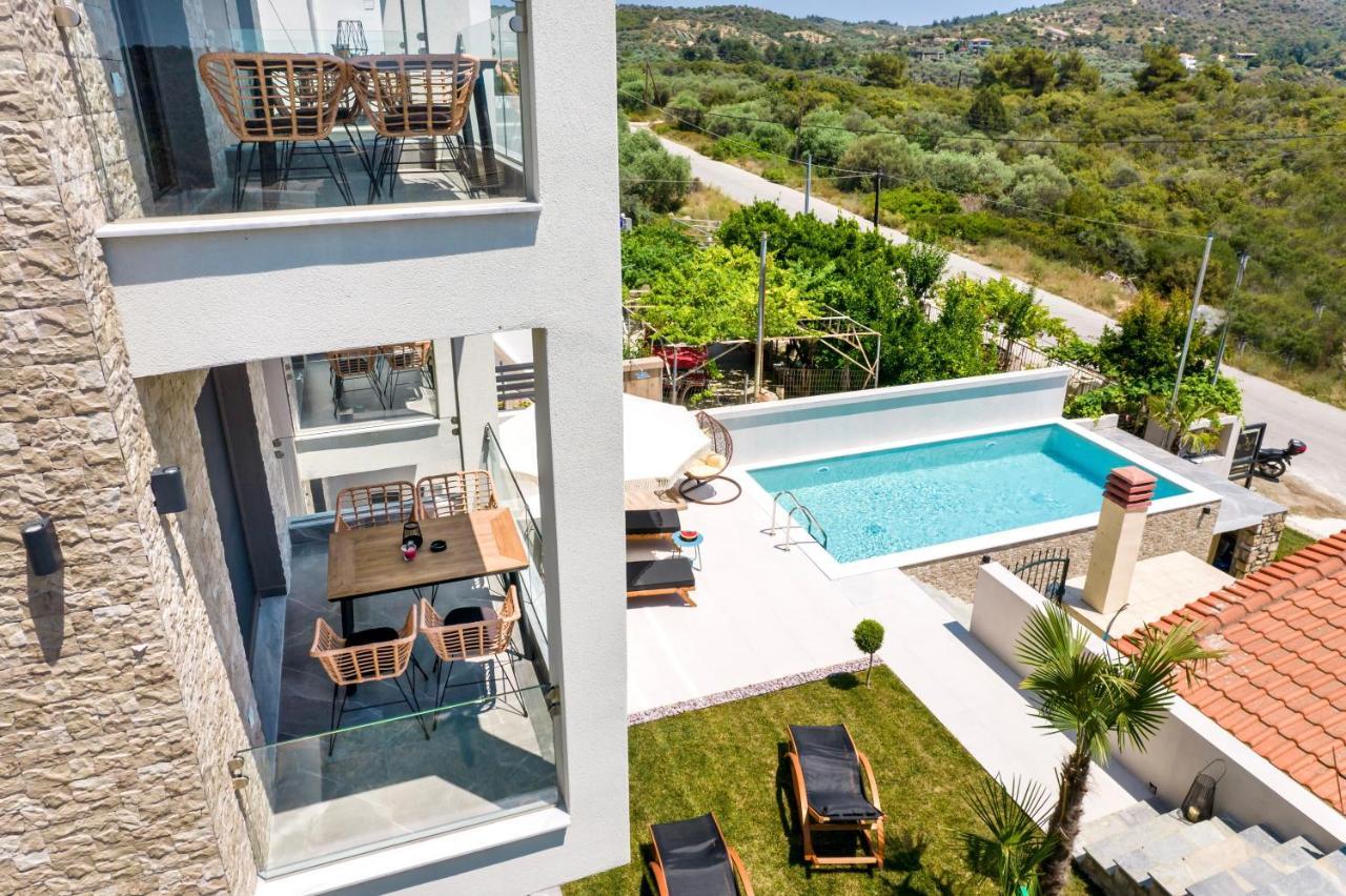 Apartamento Aigli Skala Maries Deluxe Skála Marión Exterior foto