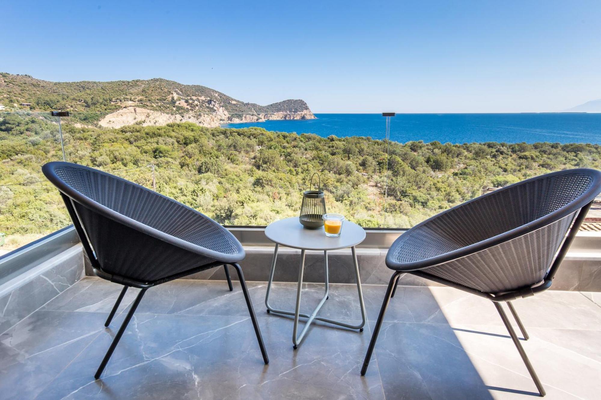 Apartamento Aigli Skala Maries Deluxe Skála Marión Exterior foto