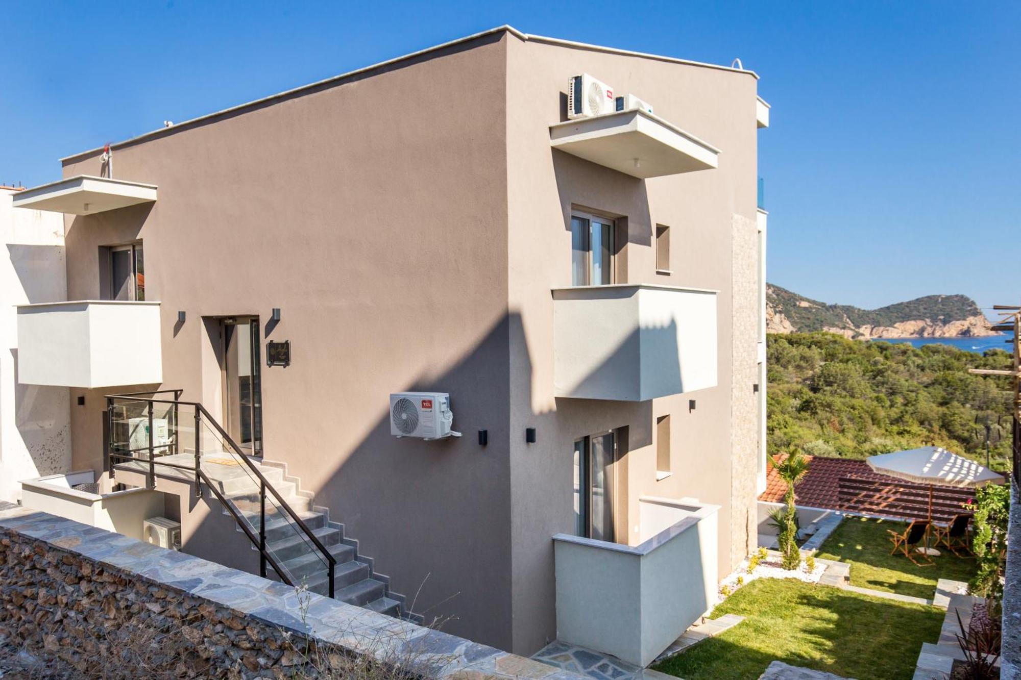 Apartamento Aigli Skala Maries Deluxe Skála Marión Exterior foto