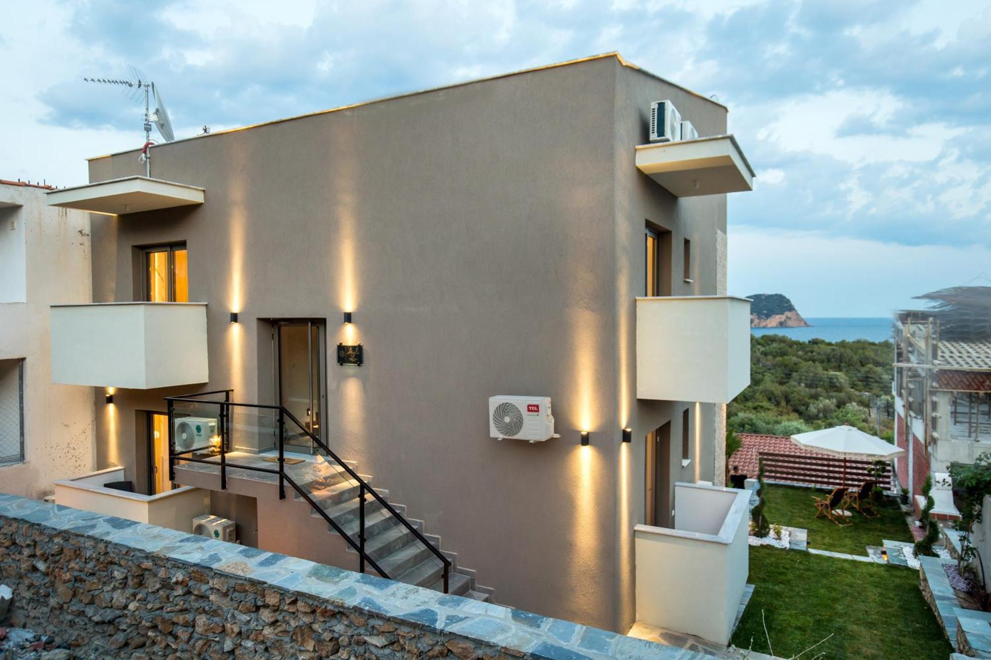 Apartamento Aigli Skala Maries Deluxe Skála Marión Exterior foto