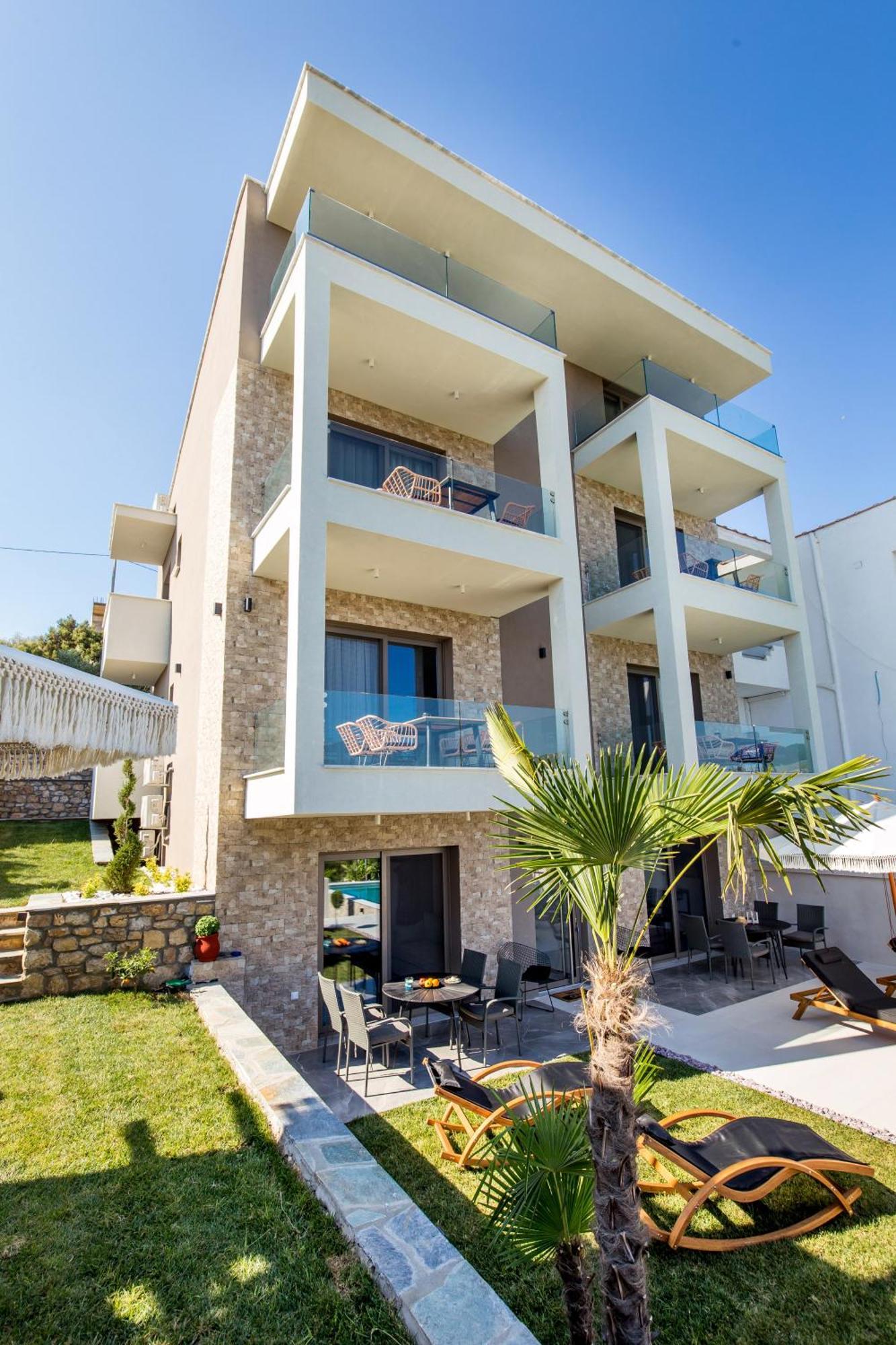 Apartamento Aigli Skala Maries Deluxe Skála Marión Exterior foto