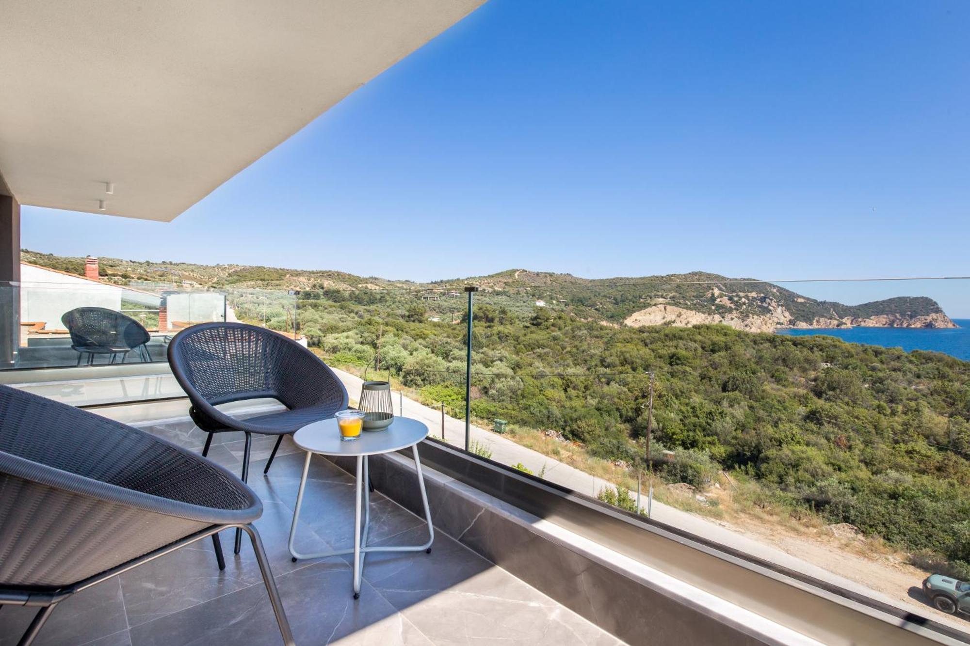 Apartamento Aigli Skala Maries Deluxe Skála Marión Exterior foto
