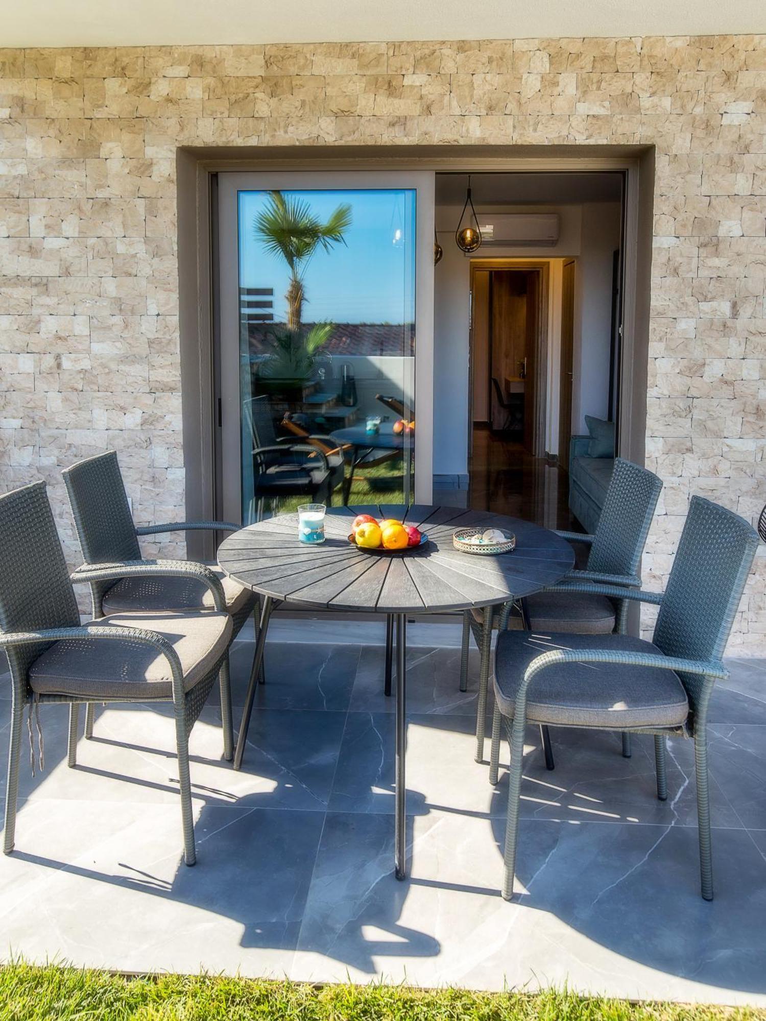 Apartamento Aigli Skala Maries Deluxe Skála Marión Exterior foto