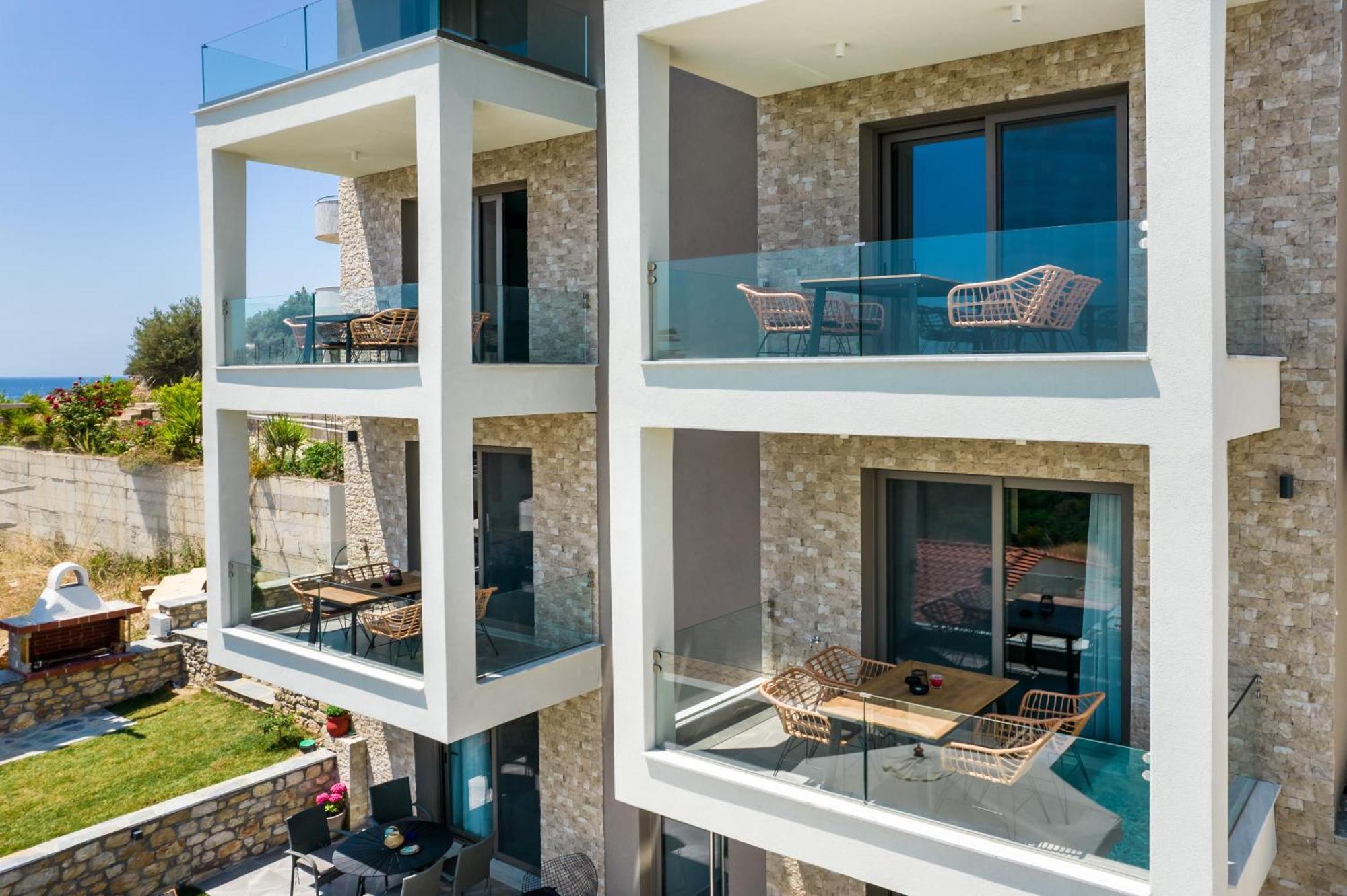Apartamento Aigli Skala Maries Deluxe Skála Marión Exterior foto