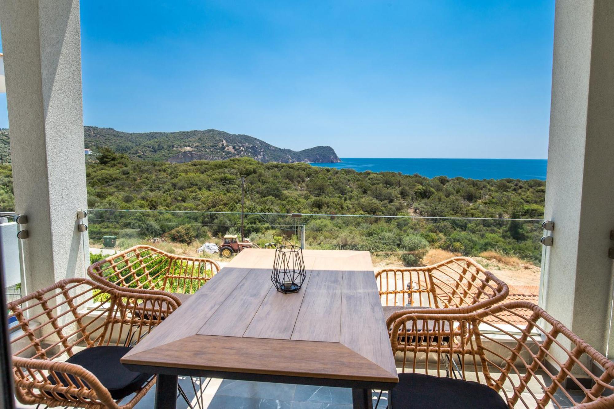 Apartamento Aigli Skala Maries Deluxe Skála Marión Exterior foto